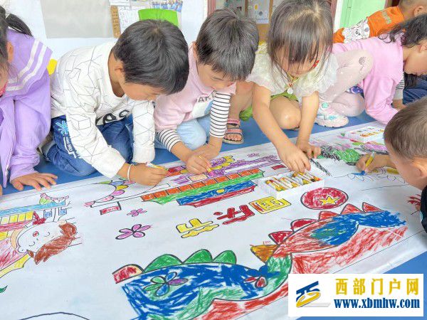 欢度国庆节 喜迎二十大 ——刀坝镇教育系统开展2022年国庆节系列活动(图3) 画_副本.jpg